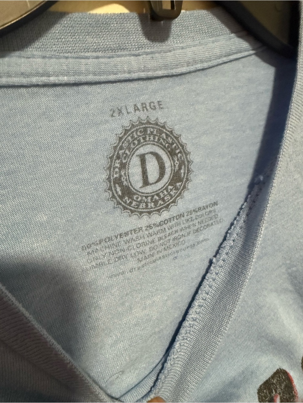 Delicious Light Blue Logo Tee - Picture 3 of 3